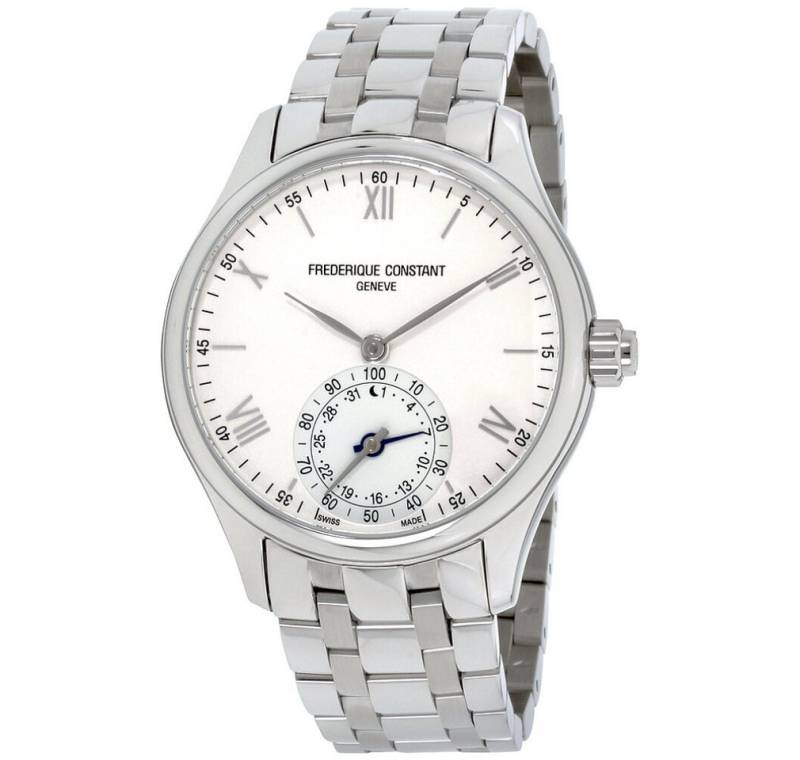 Frederic Constant Luxusuhr Stahluhr Silber FC-285S5B6B 42 mm für Männer von Frederic Constant