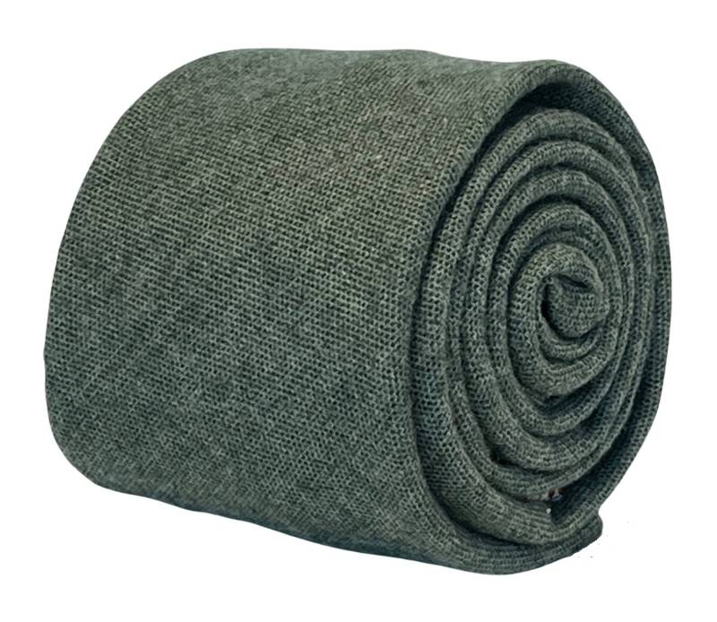 Türkisblaue Dünne Krawatte Aus Baumwolle Mit Strukturmuster Von Friedrich Thomas Ft1647 von FrederickThomas