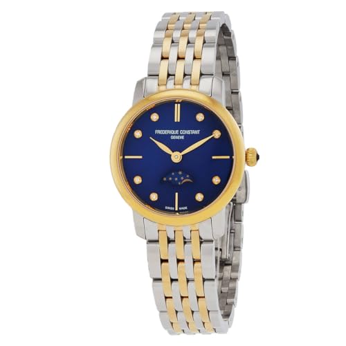 Frederique Constant Analoges Modell Uhr FC Slimline Ladies MOONPHASE 30 mm. Marke FC-206MPND1S3B Frederique Constant Analoges Modell Uhr FC Slimline Ladies MOONPHASE 30 mm. Marke FC-206MPND1S3B von Frederique Constant