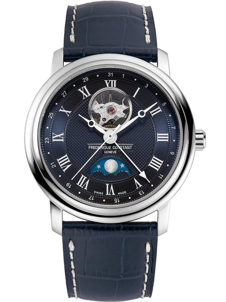 Frederique Constant Automatikuhr Frederique Constant FC-335MCNW4P26 Classic Moonphase Automatik Herrenu Frederique Constant FC-335MCNW4P26 Classic Moonphase Automatik Herrenuhr von Frederique Constant