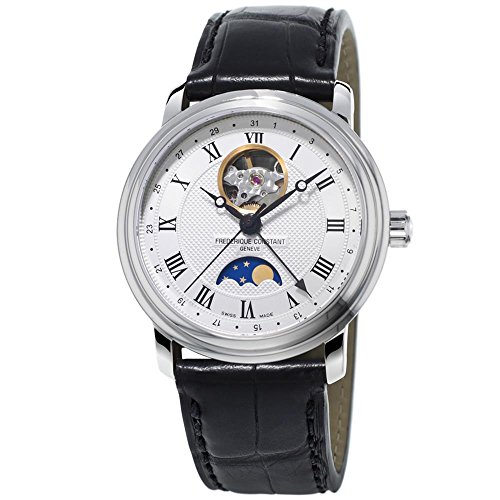 Frederique Constant Classics Moonphase Herren-Armbanduhr 40mm Armband Leder Schwarz Automatik FC-335MC4P6 Frederique Constant Classics Moonphase Herren-Armbanduhr 40mm Armband Leder Schwarz Automatik FC-335MC4P6 von Frederique Constant