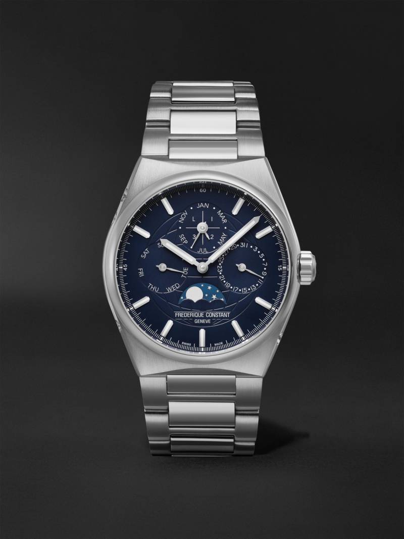 Frederique Constant - Highlife Automatic Perpetual Calendar Moon-Phase 41mm Stainless Steel Watch, Ref No. FC-775BL4NH6B - Men - Blue von Frederique Constant