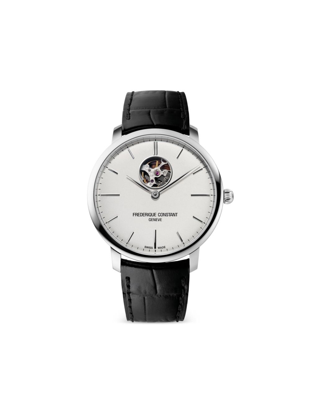 Frederique Constant Classics Slimline Heart Beat Automatic 40mm - Silber von Frederique Constant