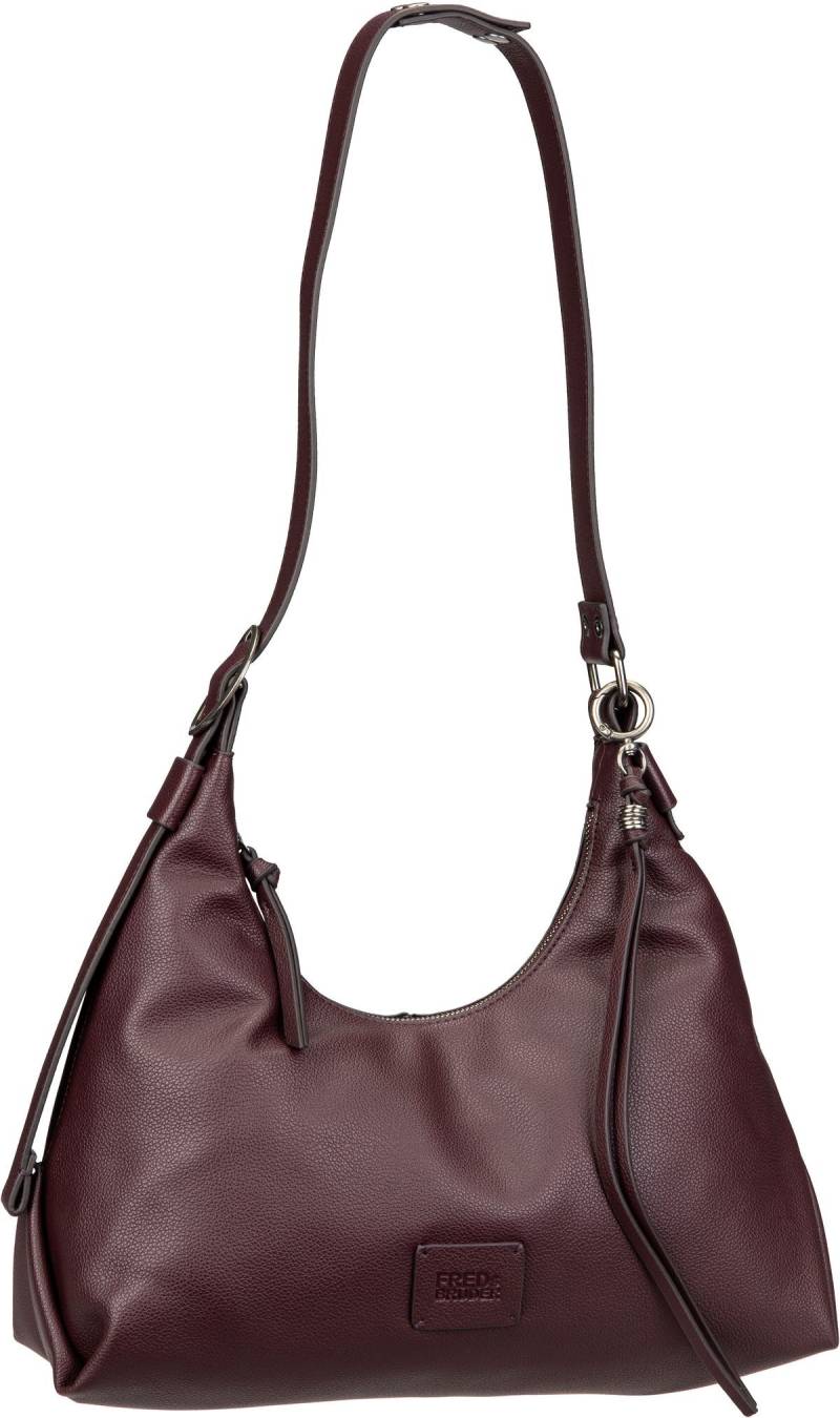 Fredsbruder My Bestie Hobo  in Dunkelrot (12.3 Liter), Handtasche von Fredsbruder