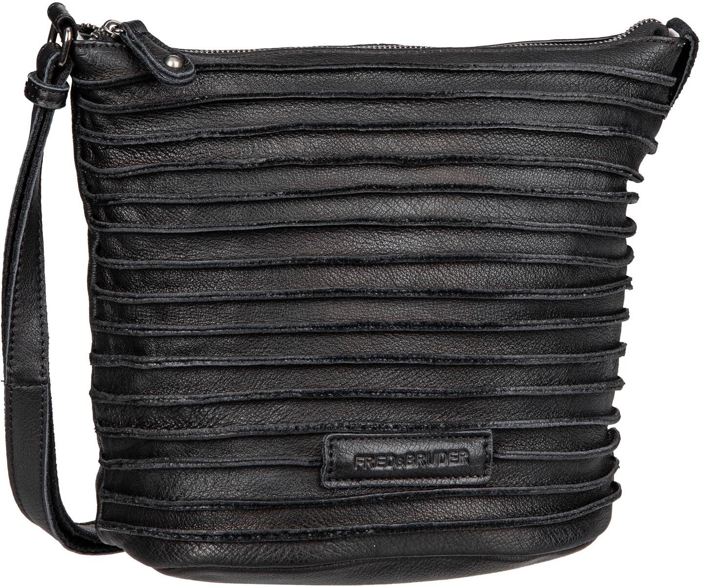 Fredsbruder Riffelinchen 927r  in Schwarz (10 Liter), Umhängetasche von Fredsbruder