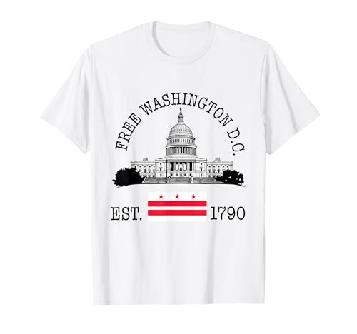Free DC Washington D.C. Flagge Capitol Hill Herren Damen T-Shirt Free DC Washington D.C. Flagge Capitol Hill Herren Damen T-Shirt von Free DC Washington D.C. Flag