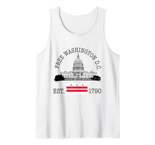Free DC Washington D.C. Flagge Capitol Hill Herren Damen Tank Top Free DC Washington D.C. Flagge Capitol Hill Herren Damen Tank Top von Free DC Washington D.C. Flag