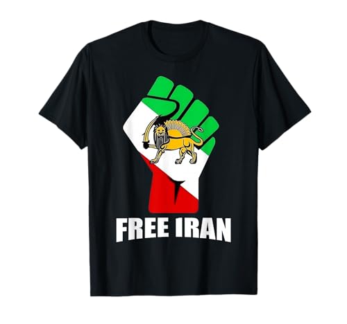 Free Iran Woman Life Freedom Free Iran Patriotische Flagge T-Shirt Free Iran Woman Life Freedom Free Iran Patriotische Flagge T-Shirt von Free Iran Woman Life Freedom FREE IRAN Patriotic