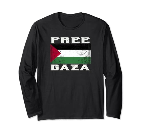 Free Palestine Free Gaza for Men Freiheit für Palästina Langarmshirt von Free Palestine Free Gaza Freiheit für Palästina