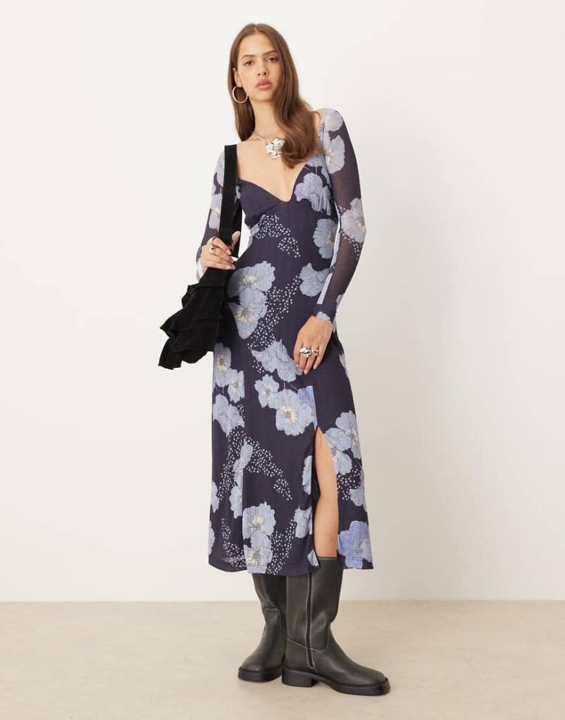 Free People - Calla - Midikleid in Himmelblau-Kombi Free People - Calla - Midikleid in Himmelblau-Kombi von Free People