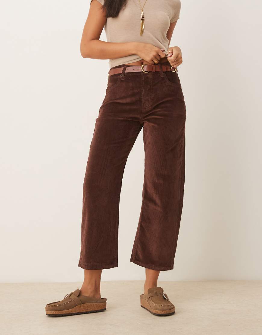 Free People - Deep Trance - Cordhose in Braun-Brown von Free People