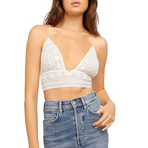 Free People Elsie besticktes Bralett - Weiß - 38 DE Large von Free People