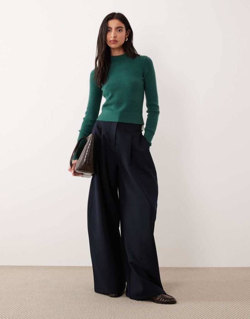 Free People - Even after - Pullover in Regengrün von Free People