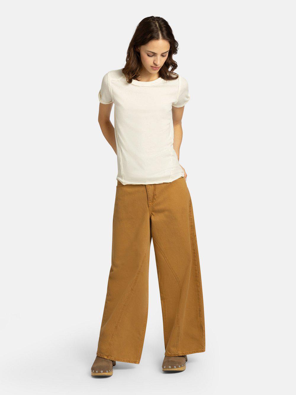 Free People Jeans Damen Baumwolle, braun von Free People