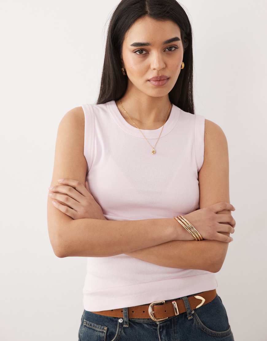 Free People - Murphy - Tanktop in Rosa von Free People