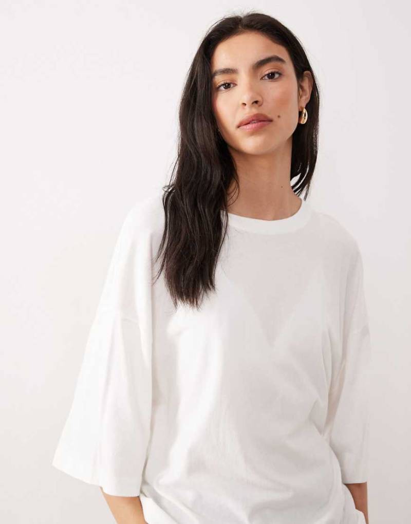 Free People - Perfect - Oversize-T-Shirt in Weiß von Free People