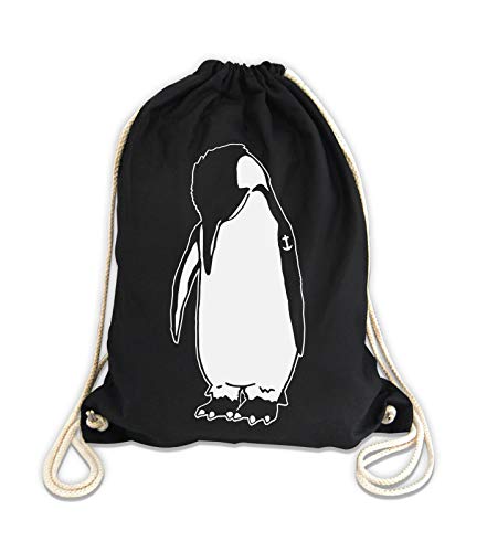 Free Rebel Turnbeutel Pinguin (SCHWARZ) von Free Rebel