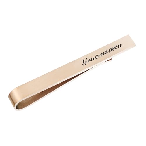 Personalisierte Krawattenklammer für Herren für normale Krawatten. Bestes Geschenk für Ehemann, Freund, Vater, Familie und Freunde (Tie clips-1pcs) von Free Space