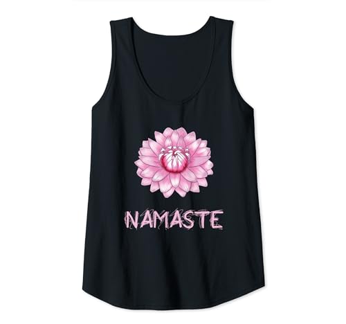 Damen Namaste Lotus Rosa Seerose Design für Yoga oder Fitness Tank Top Damen Namaste Lotus Rosa Seerose Design für Yoga oder Fitness Tank Top von Free Spirit Flowers