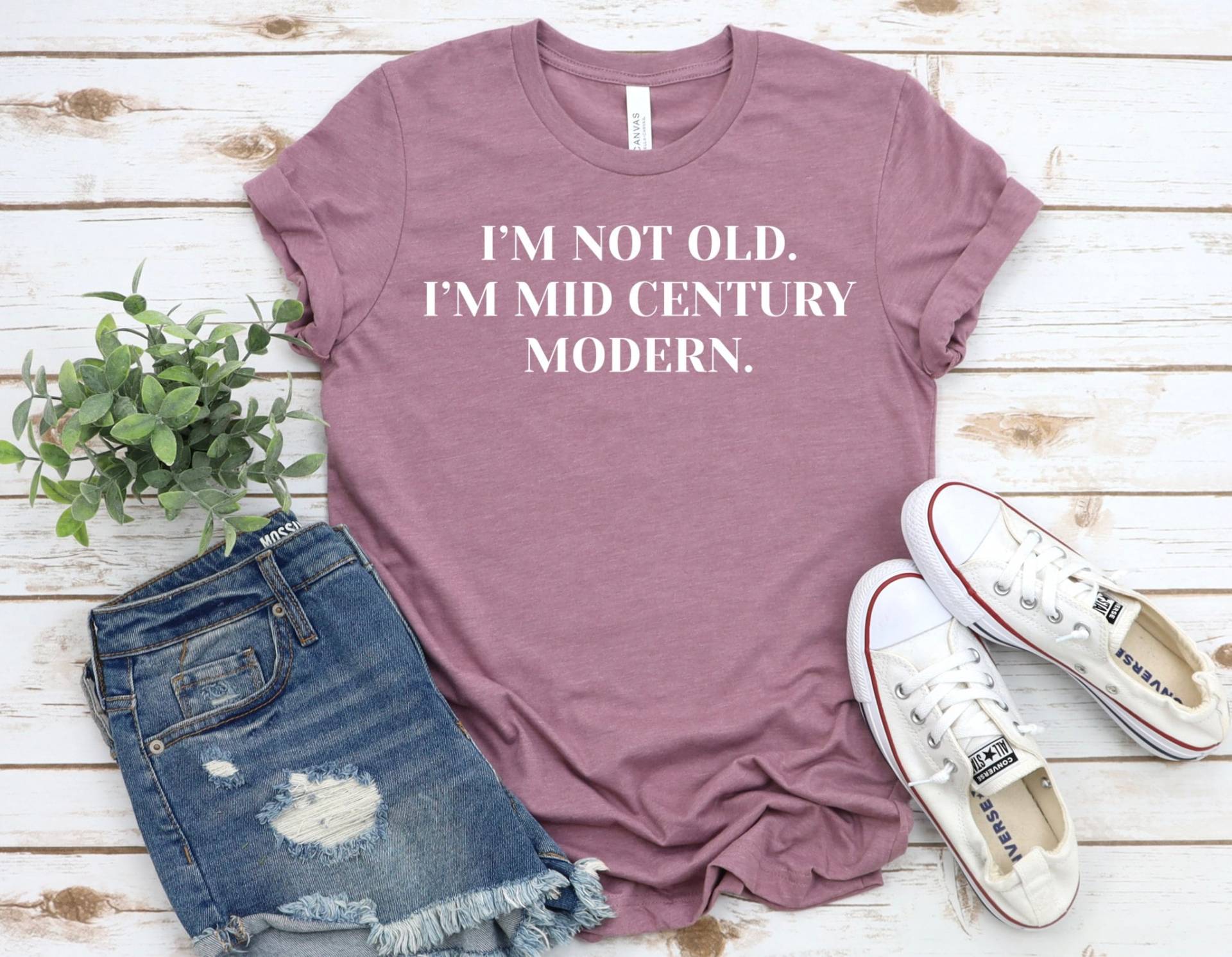 Ich Bin Nicht Alt, Ich Mid Century Modern Lustiges Retro Unisex Jersey Kurzarm T-Shirt, Süßes Lustiges Frauen Shirt, Cooles Mama T Shirt von FreeWillFashion