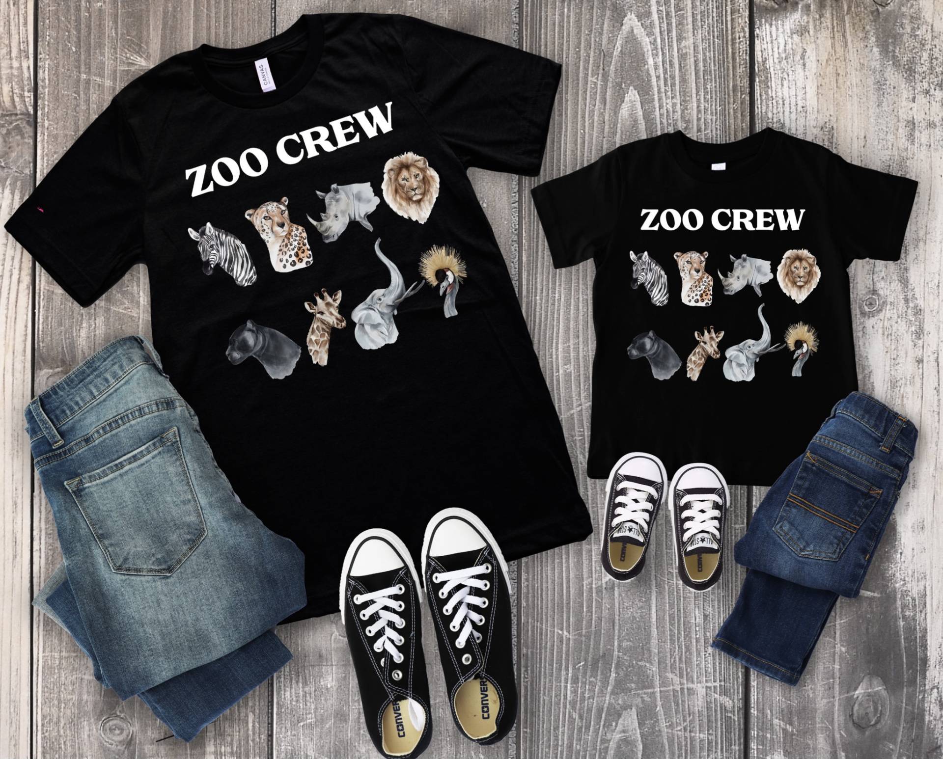 Zoo Crew Shirt, Familie Passende Shirts, Tierpfleger, Benutzerdefinierte Matching, Trip Cousins Mama Bruder Schwester Baby Shirt von FreeWillFashion