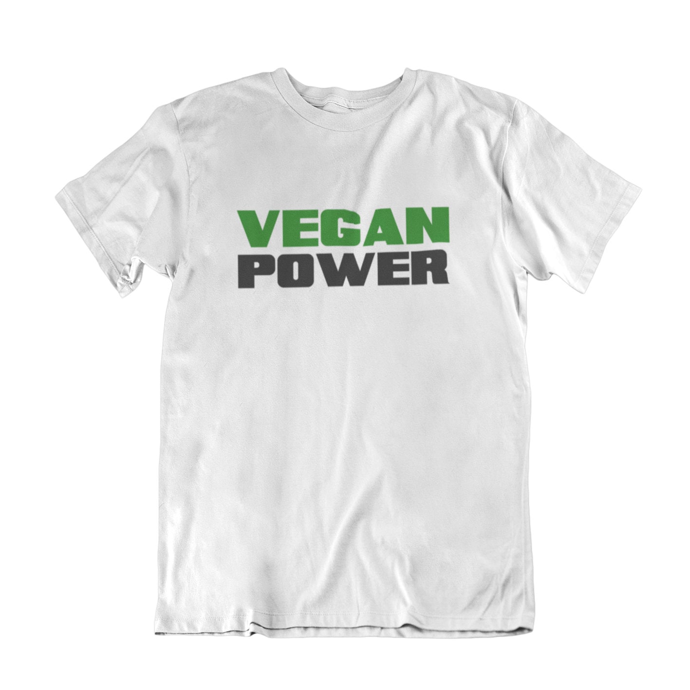 Tierfreundliches Veganes T-Shirt Herren Frauen, Vegan Power, 100% Bio, Nachhaltiges Geschenk von FreeWillShirts