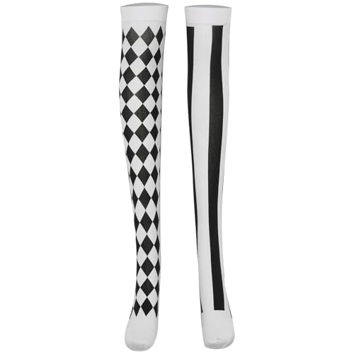 Freebily 1Paar Overknee Strümpfe Karo Muster Kniestrümpfe Schüler Thigh High Socks Sportsocken Beinwärmer Karneval Fasching Sport Typ C One Size Freebily 1Paar Overknee Strümpfe Karo Muster Kniestrümpfe Schüler Thigh High Socks Sportsocken Beinwärmer Karneval Fasching Sport Typ C One Size von Freebily