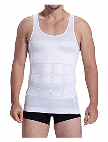 Freebily Herren Body Shaper Unterhemden ärmellose Kompression Muskelshirt Sport Figurformende Achselshirt Achselhemd Slimming Weste Weiß L Freebily Herren Body Shaper Unterhemden ärmellose Kompression Muskelshirt Sport Figurformende Achselshirt Achselhemd Slimming Weste Weiß L von Freebily