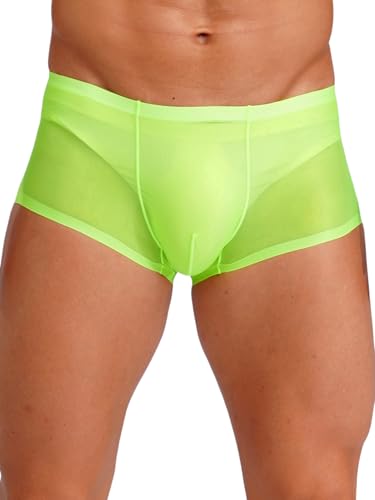 Freebily Herren Boxershorts Transparente Unterwäsche Mesh Boxer Unterhosen Hipster Schlüpfer Retroshorts Niedrige Taille Gelb L Freebily Herren Boxershorts Transparente Unterwäsche Mesh Boxer Unterhosen Hipster Schlüpfer Retroshorts Niedrige Taille Gelb L von Freebily