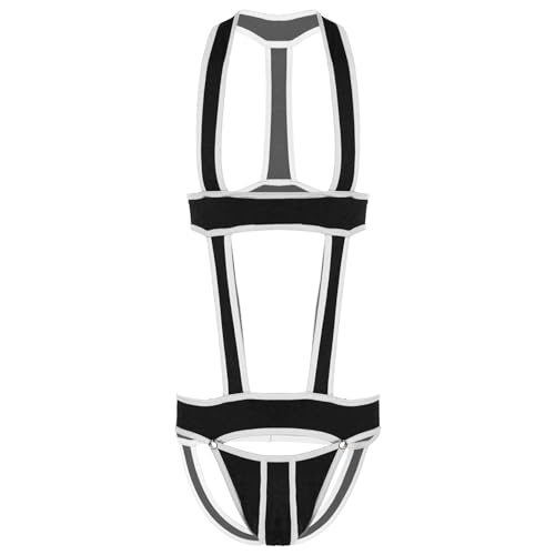Freebily Herren Jockstrap Ouvert Unterwäsche Wrestling Singlet Body Straps Jumpsuits Trikot Leotard Sexy Netz Nachtwäsche Weiß_B XXL Freebily Herren Jockstrap Ouvert Unterwäsche Wrestling Singlet Body Straps Jumpsuits Trikot Leotard Sexy Netz Nachtwäsche Weiß_B XXL von Freebily