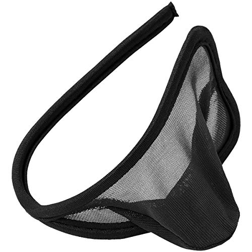 Freebily Herren Sheer Mesh Dessous Bulge Pouch C-String Tanga Slips Mini String Unterwäsche Schwarz OneSize Freebily Herren Sheer Mesh Dessous Bulge Pouch C-String Tanga Slips Mini String Unterwäsche Schwarz OneSize von Freebily