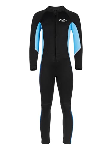 Freebily Kinder Jungen Neoprenanzug 2.5 Mm Lang Mit Vorn-Reißverschluss Neopren Thermal Bademode Zum Schnorcheln Surfen Schwarz 146-152 Freebily Kinder Jungen Neoprenanzug 2.5 Mm Lang Mit Vorn-Reißverschluss Neopren Thermal Bademode Zum Schnorcheln Surfen Schwarz 146-152 von Freebily