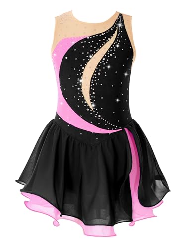 Freebily Kinder Mädchen Tanzkleid Ärmelloses Eiskunstlauf Kleid Ballettkleid Mit Strasssteinen Gymnastik Wettbewerb Kostüm Tanzkleidung Schwarz_A 134-140 Freebily Kinder Mädchen Tanzkleid Ärmelloses Eiskunstlauf Kleid Ballettkleid Mit Strasssteinen Gymnastik Wettbewerb Kostüm Tanzkleidung Schwarz_A 134-140 von Freebily