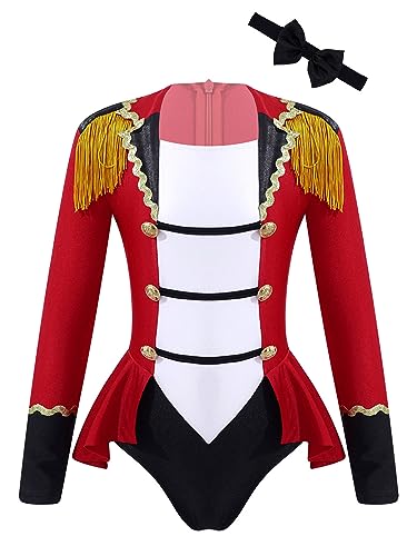 Freebily Kinder Mädchen Zirkus Ringermaster Kostüm Cosplay Karneval Kostüm Weihnachtskostüm Party Outfits Tanz Leotard Overall B_Rot 170-176/15-16 Jahre Freebily Kinder Mädchen Zirkus Ringermaster Kostüm Cosplay Karneval Kostüm Weihnachtskostüm Party Outfits Tanz Leotard Overall B_Rot 170-176/15-16 Jahre von Freebily