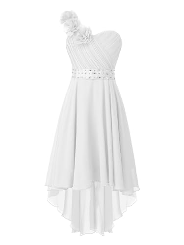 Freebily Mädchen Blumenmädchen Kleid EIN-Schultergurt Blumen Prinzessin Kleid Mit Strass Festlich Hochzeit Partykleid Festzug Abendkleid Gr.110-176 Weiß 122-128/7-8 Jahre Freebily Mädchen Blumenmädchen Kleid EIN-Schultergurt Blumen Prinzessin Kleid Mit Strass Festlich Hochzeit Partykleid Festzug Abendkleid Gr.110-176 Weiß 122-128/7-8 Jahre von Freebily