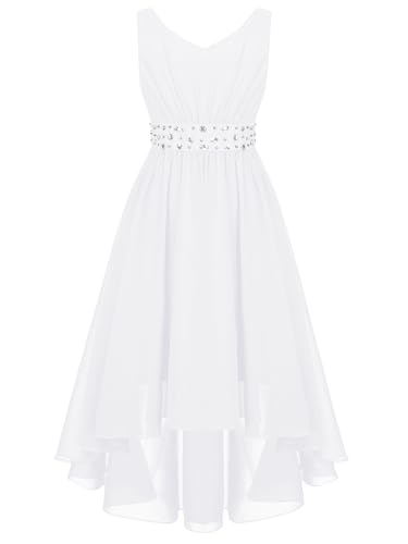 Freebily Mädchen Brautjungfern Kleider Festlich Blumenmädchen Kleid Hochzeit Party Prinzessin Kleid Festzug Abendkleid Weiß_A 146-152 Freebily Mädchen Brautjungfern Kleider Festlich Blumenmädchen Kleid Hochzeit Party Prinzessin Kleid Festzug Abendkleid Weiß_A 146-152 von Freebily