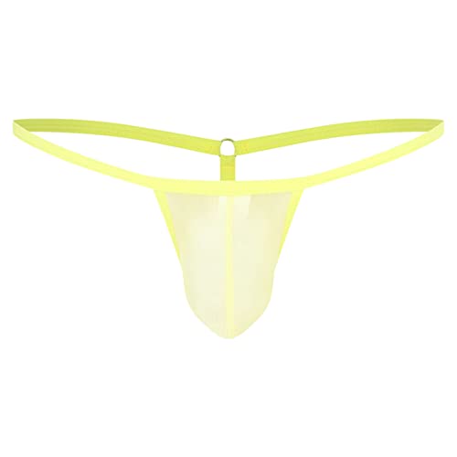 Freebily Männer Jockstrap Micro Mini Strings Tanga Bulge Pouch Slip Herren elastische G-String Thong Unterhose Butt Offen Gelb_L M Freebily Männer Jockstrap Micro Mini Strings Tanga Bulge Pouch Slip Herren elastische G-String Thong Unterhose Butt Offen Gelb_L M von Freebily