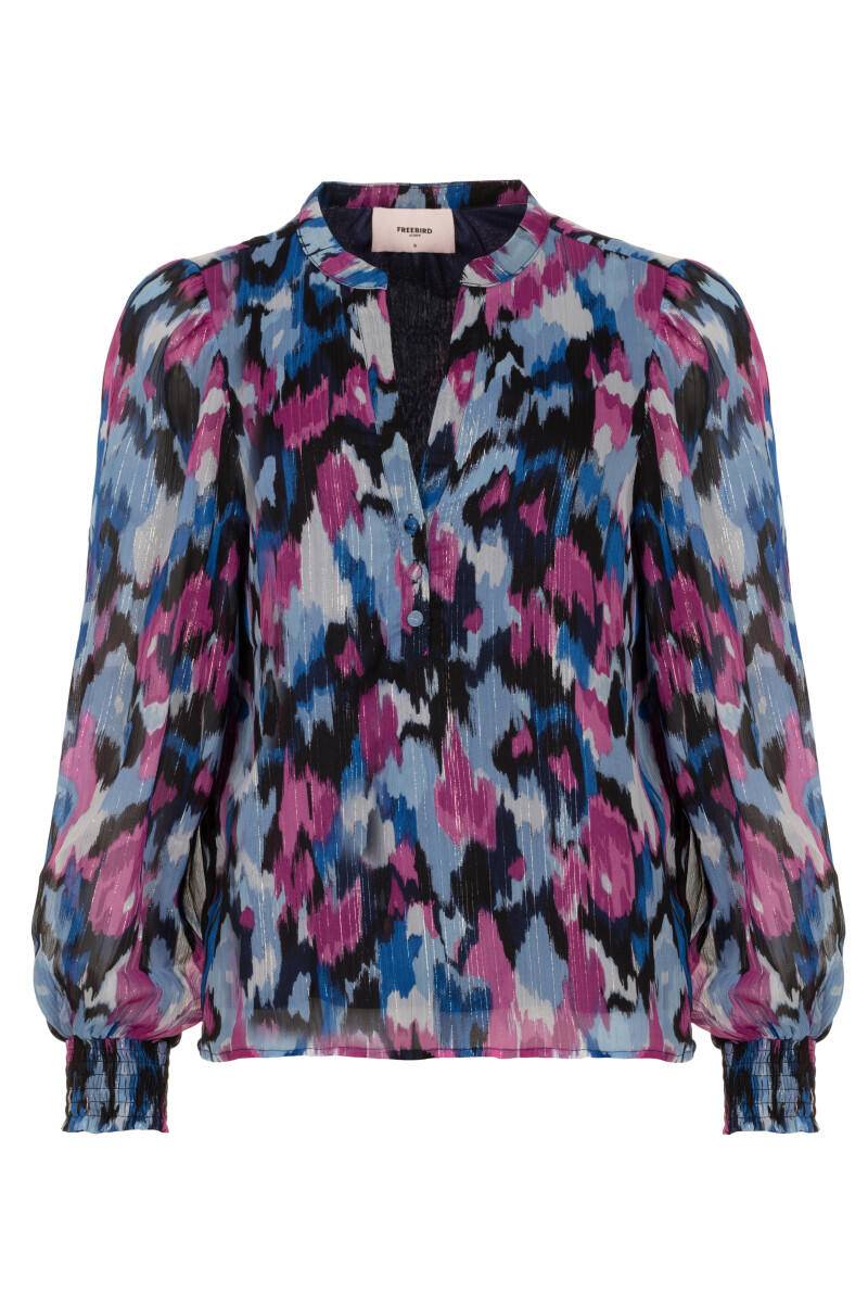 Freebird - Bluse - Borre blau - Gr. - S von Freebird