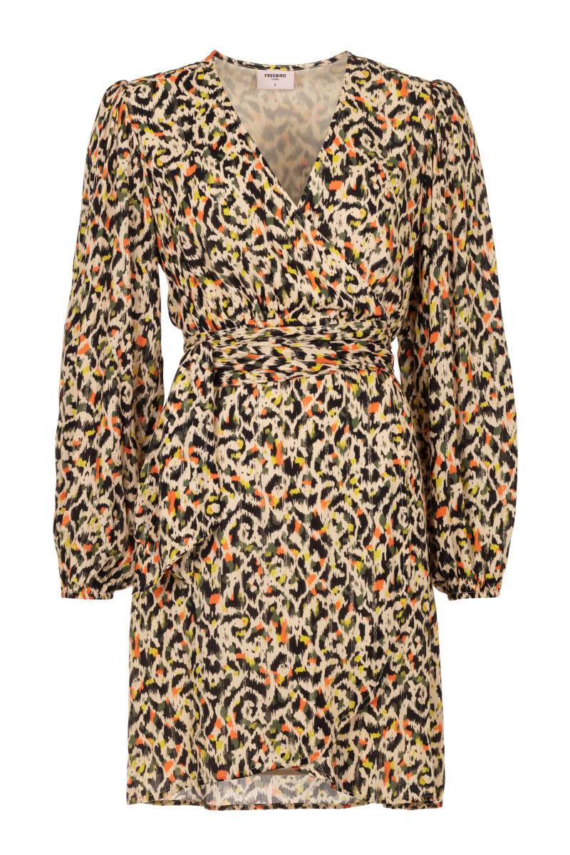 Freebird - Kleid - Blossom Mini beige/gelb/orange - Gr. - S von Freebird