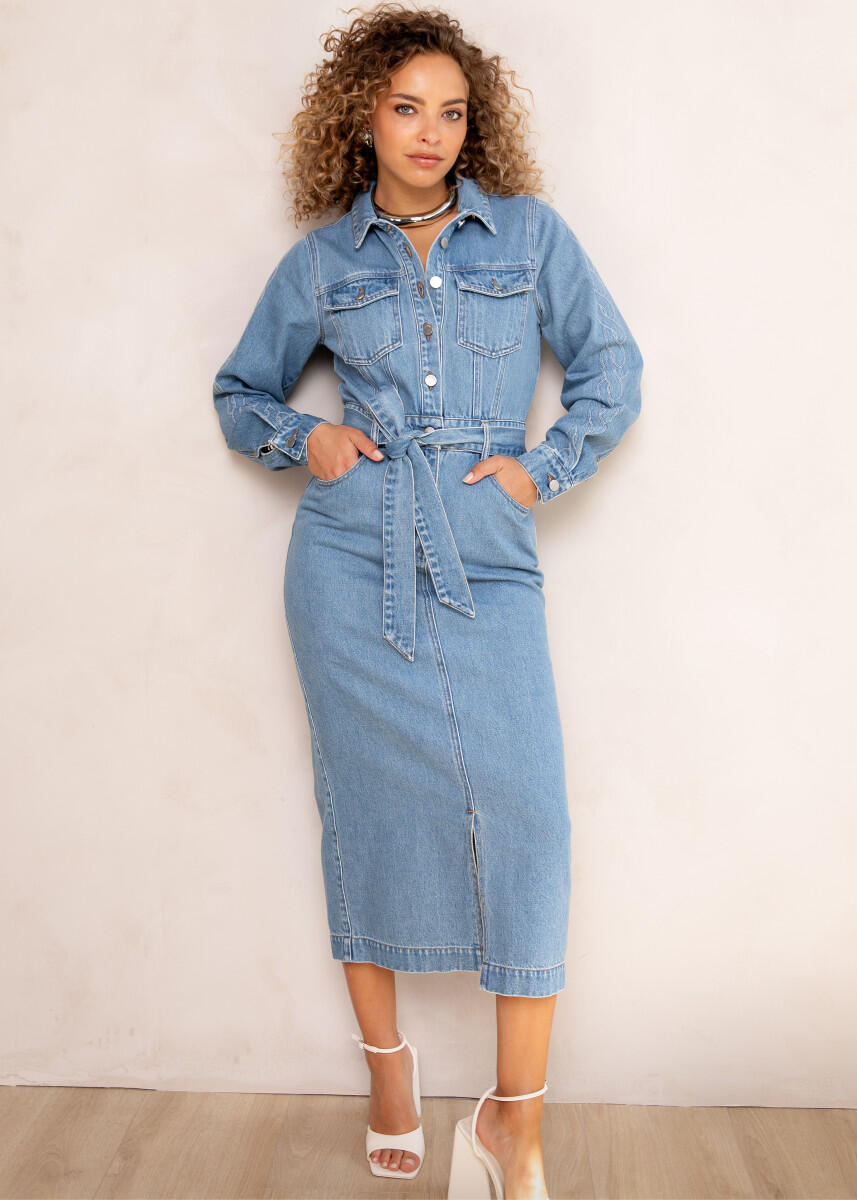 Freebird - Kleid - Danara blau - Gr. - S von Freebird