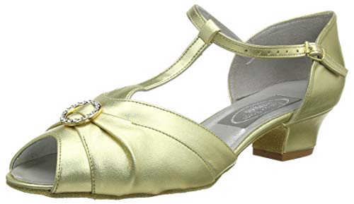 Freed of London Damen Garnet Tanzschuh, Gold von Freed of London