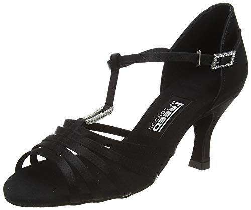 Freed of London Damen HOLLYFC Tanzschuh, Schwarz, 38 EU von Freed of London