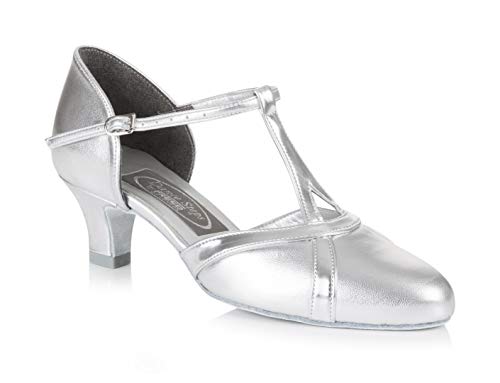 Freed of London Damen Nancy Tanzschuh, Silver von Freed of London