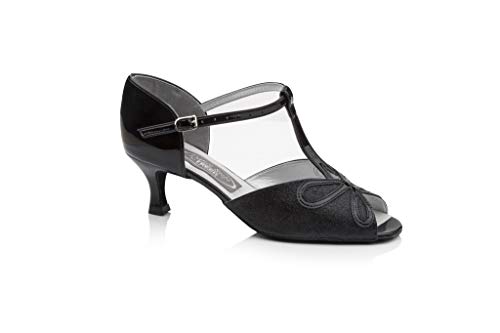 Freed of London Damen Topaz Tanzschuh, Silber, 36 EU Weit von Freed of London