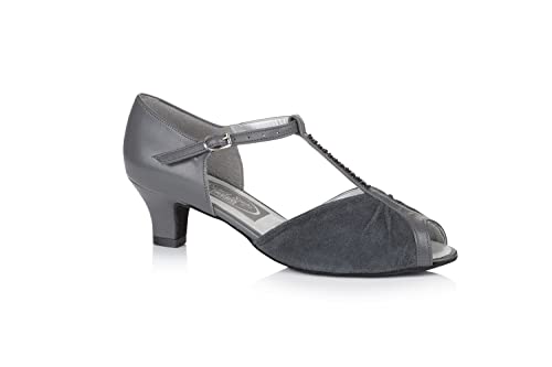 Freed of London Damen Topaz Tanzschuh, Silber, 41 EU Weit von Freed of London