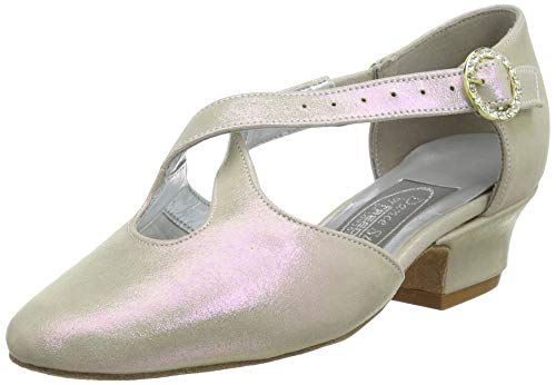 Freed of London Damen Tyler Tanzschuh, Nude Pearl, 35 EU Weit von Freed of London