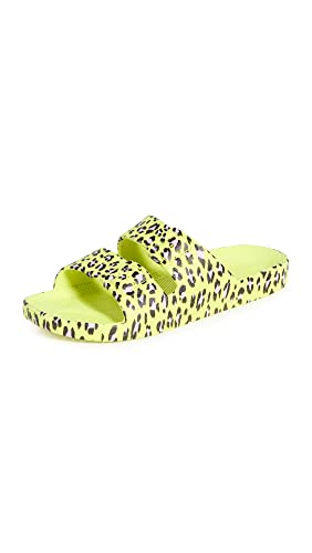 Freedom Moses Damen Moses Two Band Slides, Alice Cheetah, 37/38 EU Freedom Moses Damen Moses Two Band Slides, Alice Cheetah, 37/38 EU von Freedom Moses