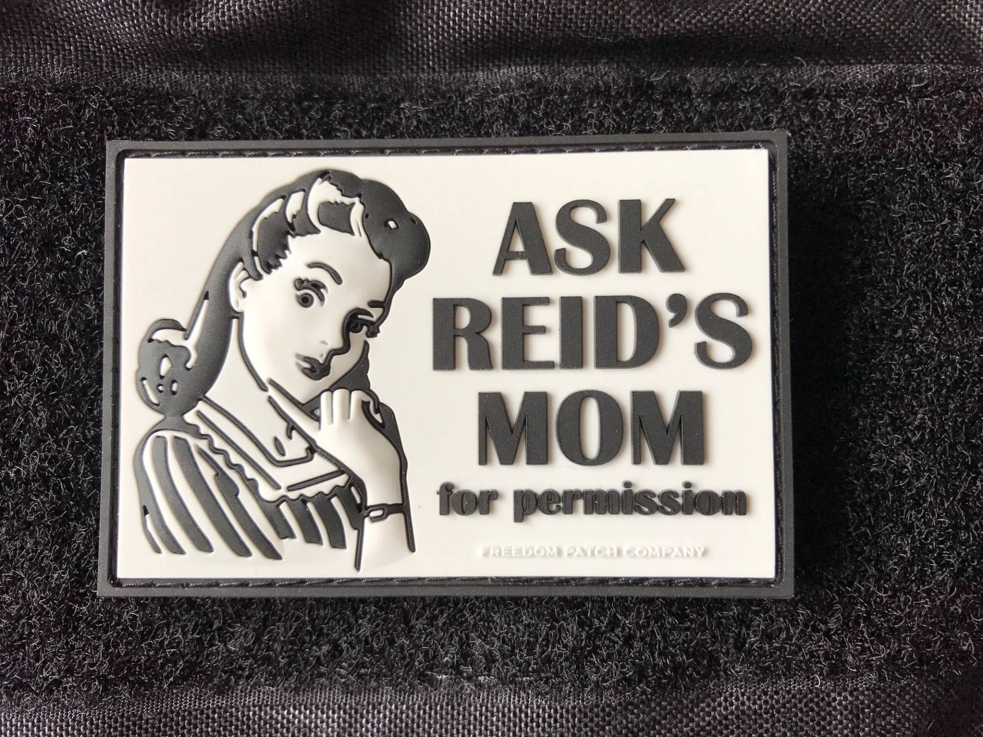 Frag Reid Es Mom Pvc Morale Aufnäher von FreedomPatchCompany