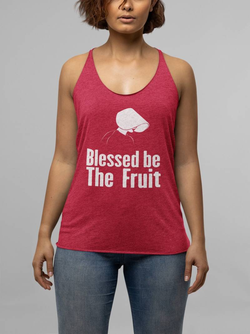 Gesegnet Sei Die Frucht Frauen Tank Top - Neu von FreedomTeesUSA