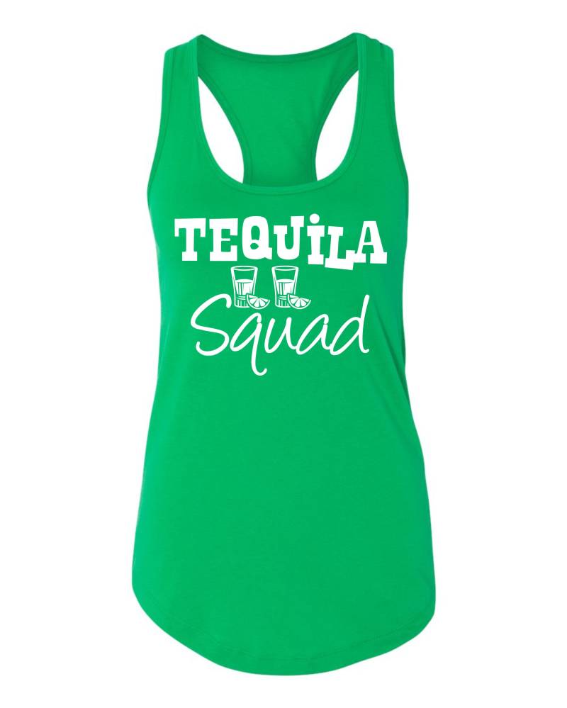 Tequila Kader Cinco De Mayo Lustige Trinken Frauen Ideal Racerback Tank Top von FreedomTeesUSA